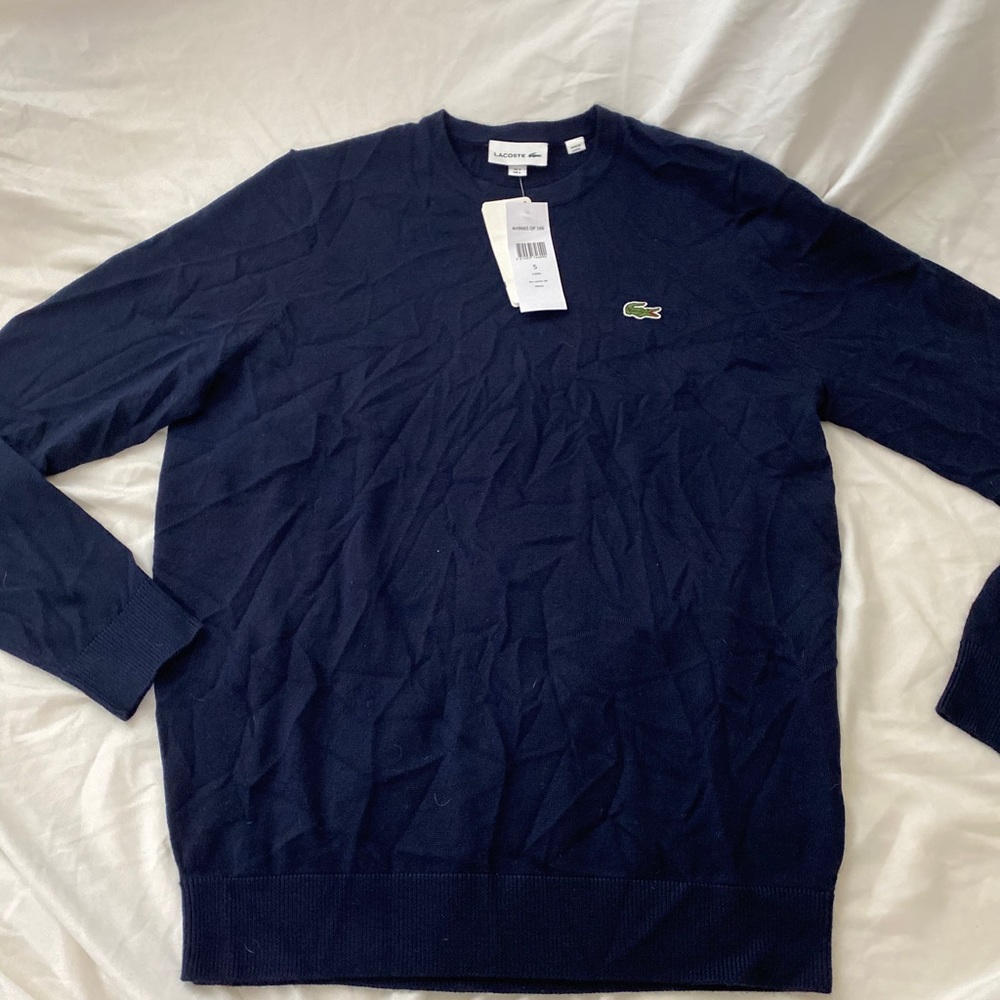 Navy Lacoste Sweater